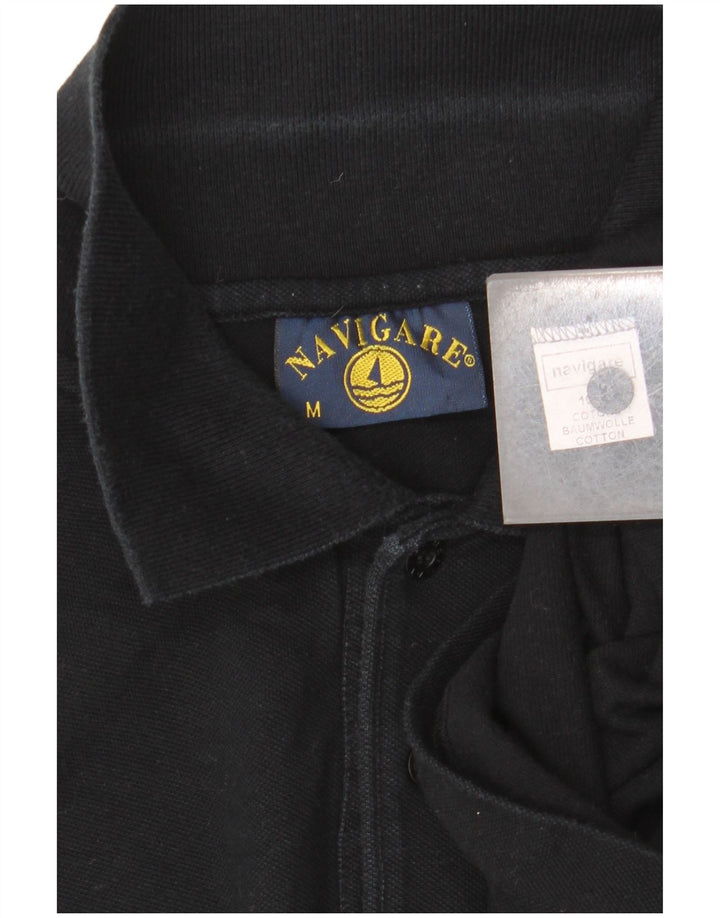 NAVIGARE Polo Hombre Algodón Mediano Negro