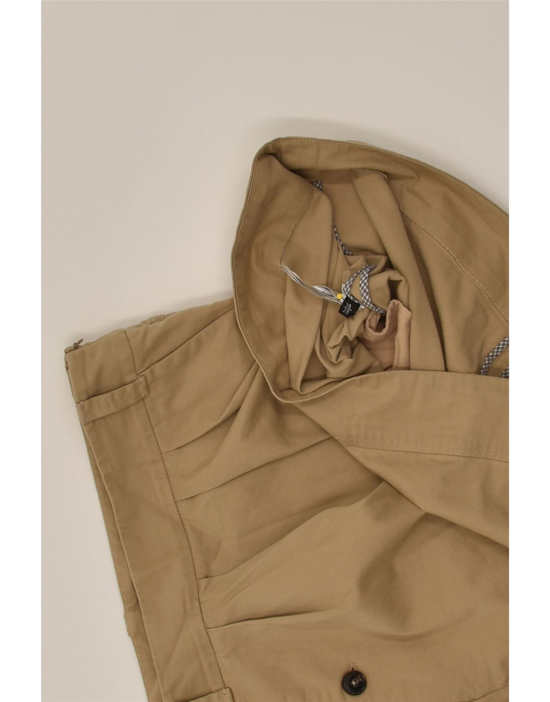 MASSIMO DUTTI Womens Straight Skirt EU 38 Small W28 Brown Cotton | Vintage Massimo Dutti | Thrift | Second-Hand Massimo Dutti | Used Clothing | Messina Hembry 