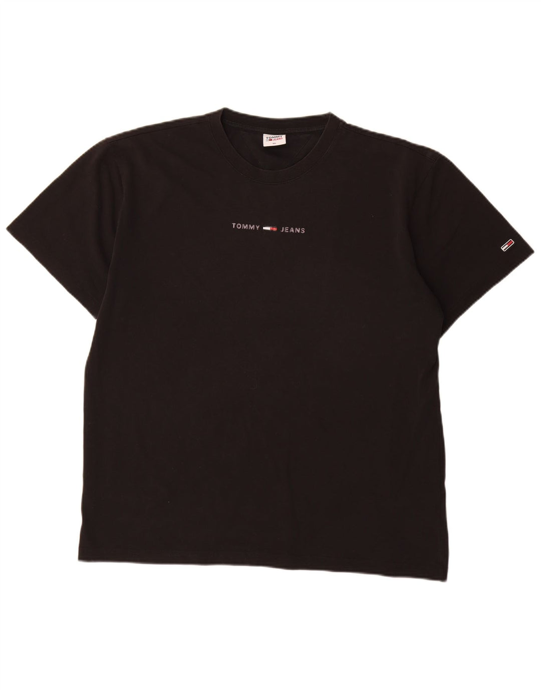 Tommy Hilfiger Camiseta gráfica para hombre Top 2XL Negro