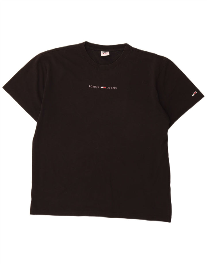 Tommy Hilfiger Camiseta gráfica para hombre Top 2XL Negro