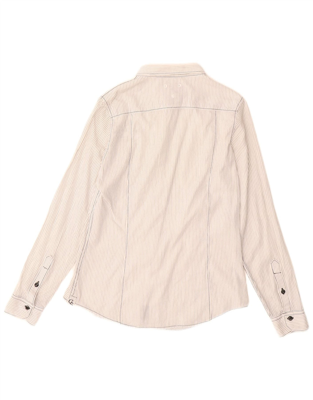 G-Star Camisa gráfica para mujer UK 44 Mediana Algodón a rayas blancas