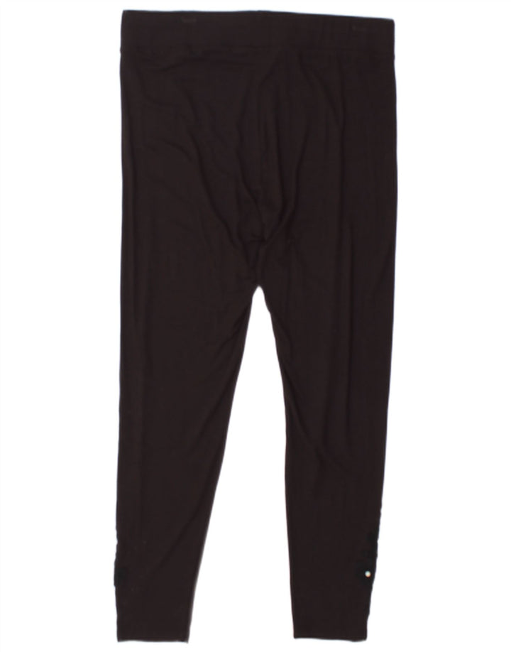 MARKS & SPENCER Leggings para mujer UK 46 Grande Viscosa negra