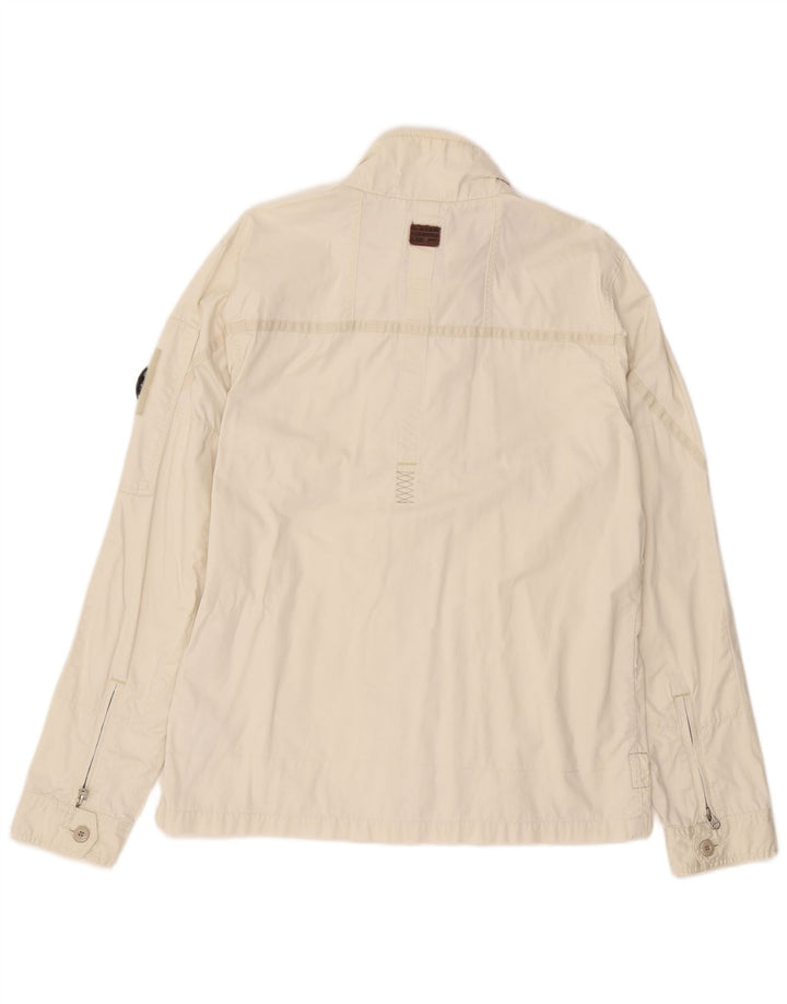G-Star Chaqueta Bomber para Hombre UK 42 XL Algodón Blanco Roto