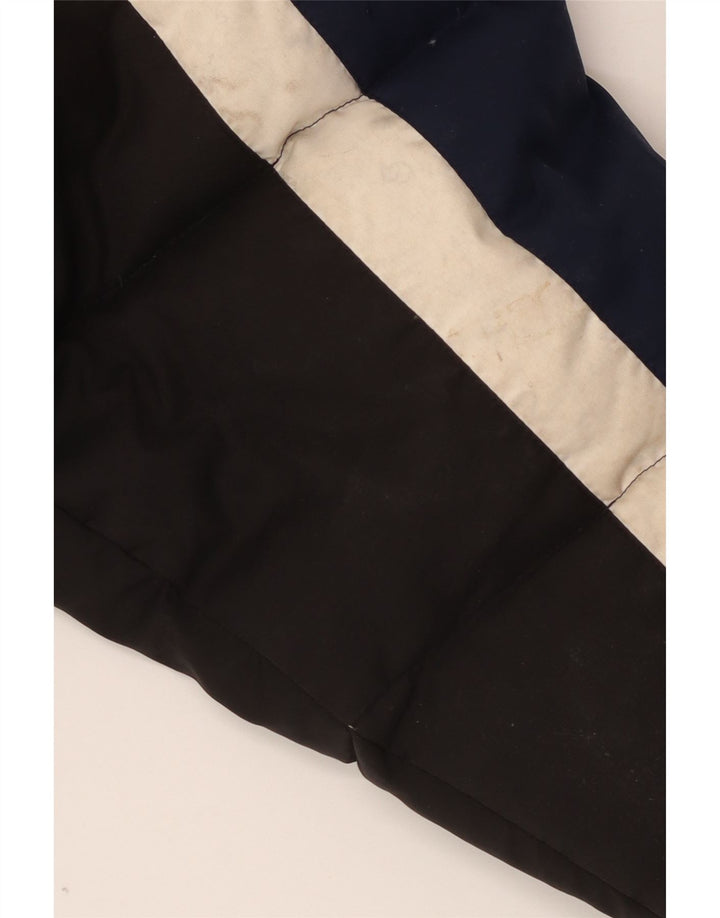 Fila Chaqueta acolchada para hombre UK 36 Small Negro Colorblock Poliéster