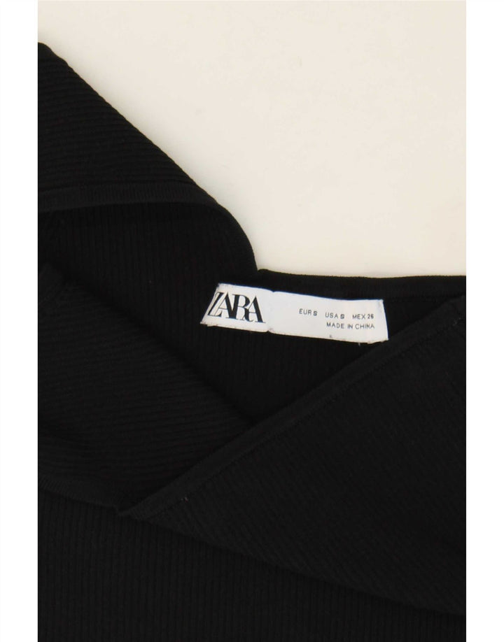 Zara Body De Un Hombro Para Mujer UK 8 Small Negro