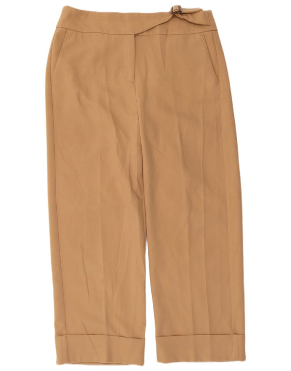 Marks & Spencer Pantalones Chinos Rectos para Mujer UK 40 Large W36 L27 Beige