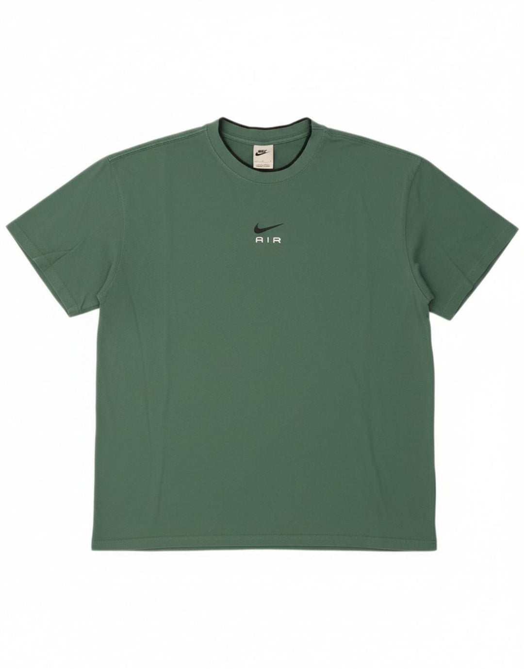 Camiseta Nike Hombre Top Grande Verde Algodón