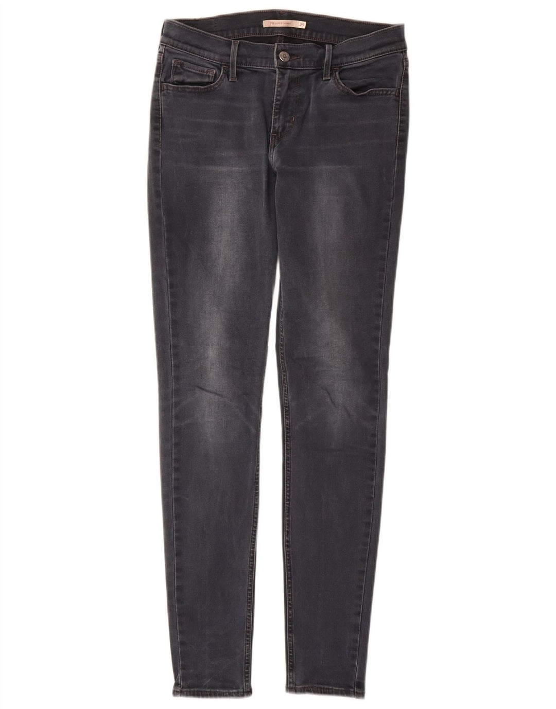 Vaqueros Levi's 710 Super Skinny para mujer W29 L31 Gris