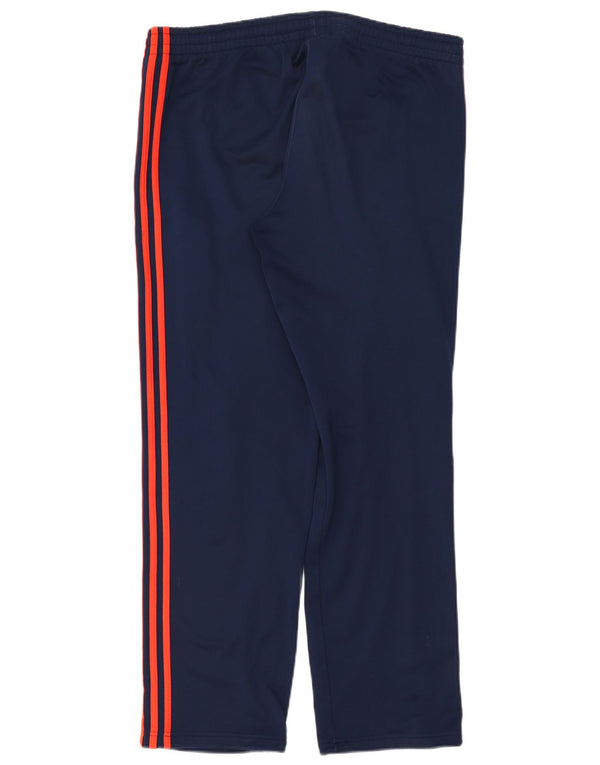 ADIDAS Pantalones de chándal para hombre UK 42/44 Large Azul marino Poliéster