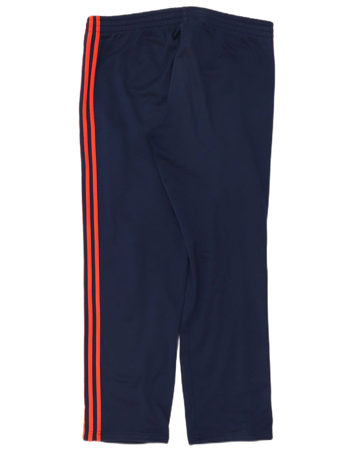 ADIDAS Pantalones de chándal para hombre UK 42/44 Large Azul marino Poliéster