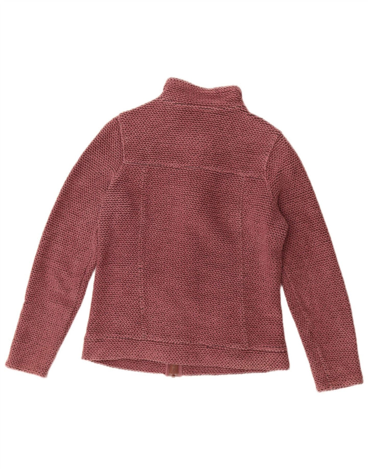 Weird Fish Mujer Chándal Top Chaqueta UK 8 Small Rosa Algodón