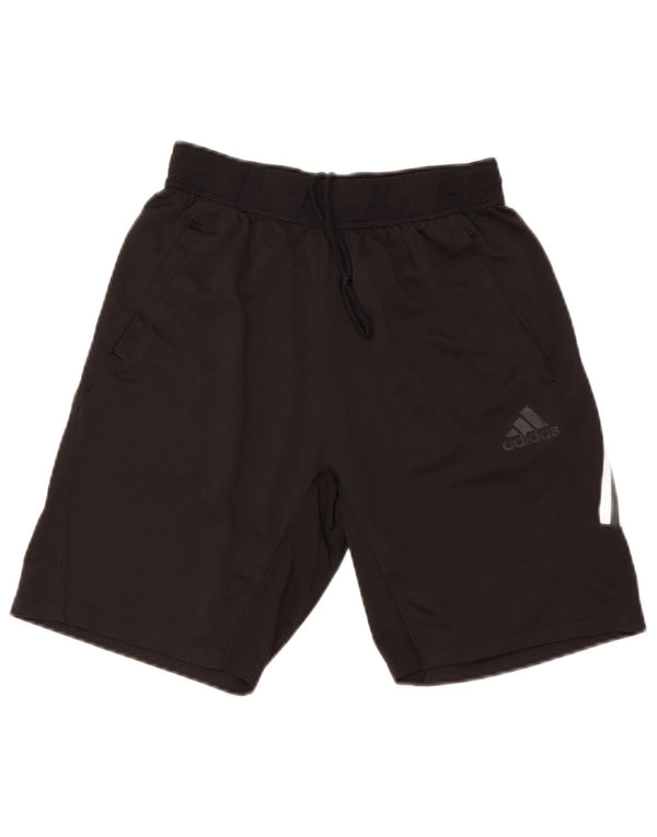 Adidas Mens Aeroready Sport Shorts Pequeño Negro Poliéster