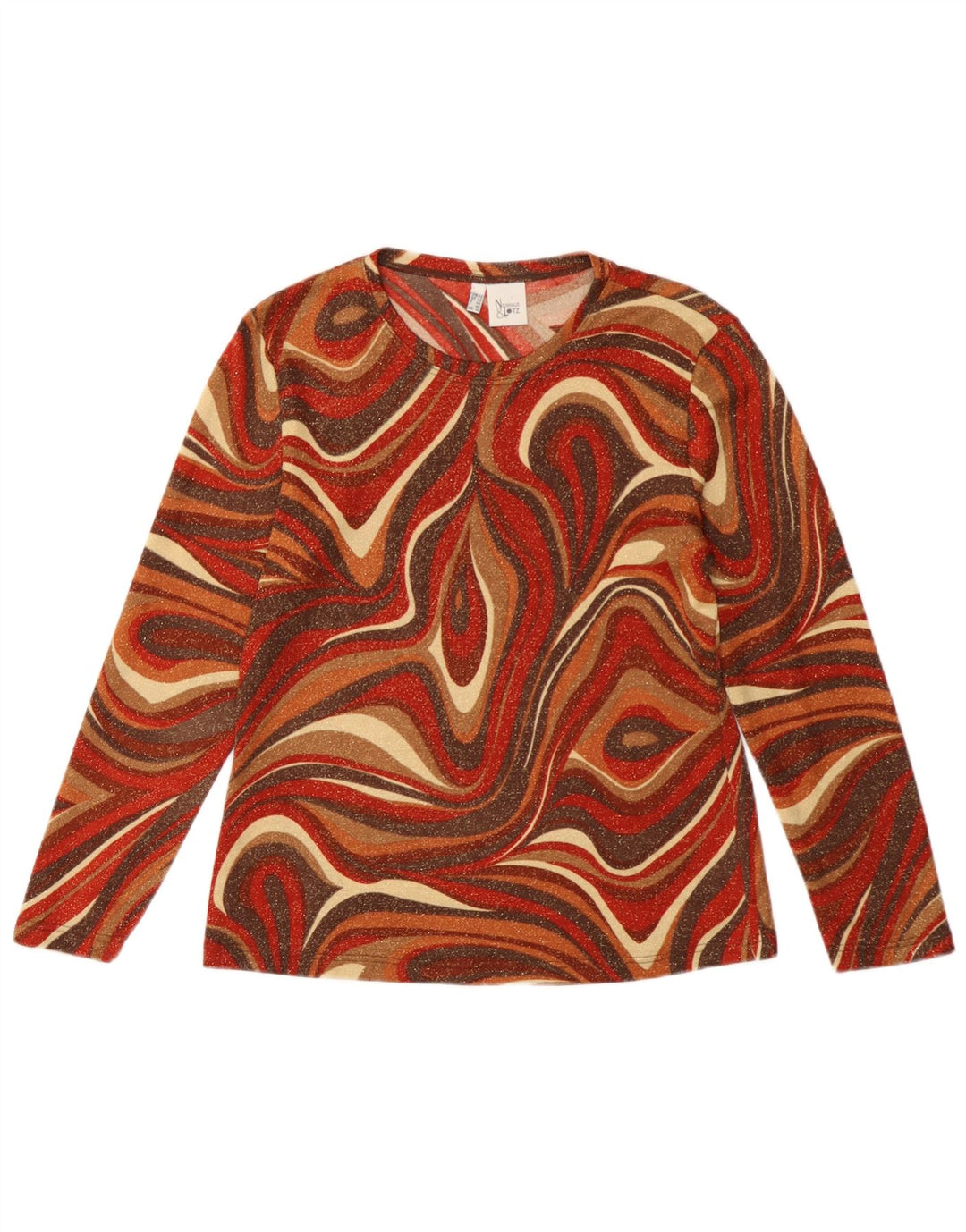 Nienhaus Top Mujer Manga Larga UK 44 Medio Multicolor Geométrico