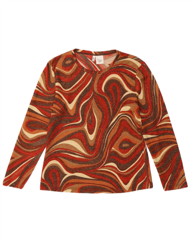 Nienhaus Top Mujer Manga Larga UK 44 Medio Multicolor Geométrico