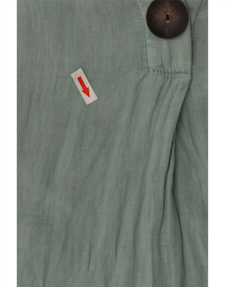 Zara Vestido recto de manga 3/4 para mujer UK 44 Verde medio