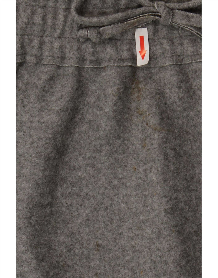 Zara Mujer Falda Midi XS W24 Gris Poliéster