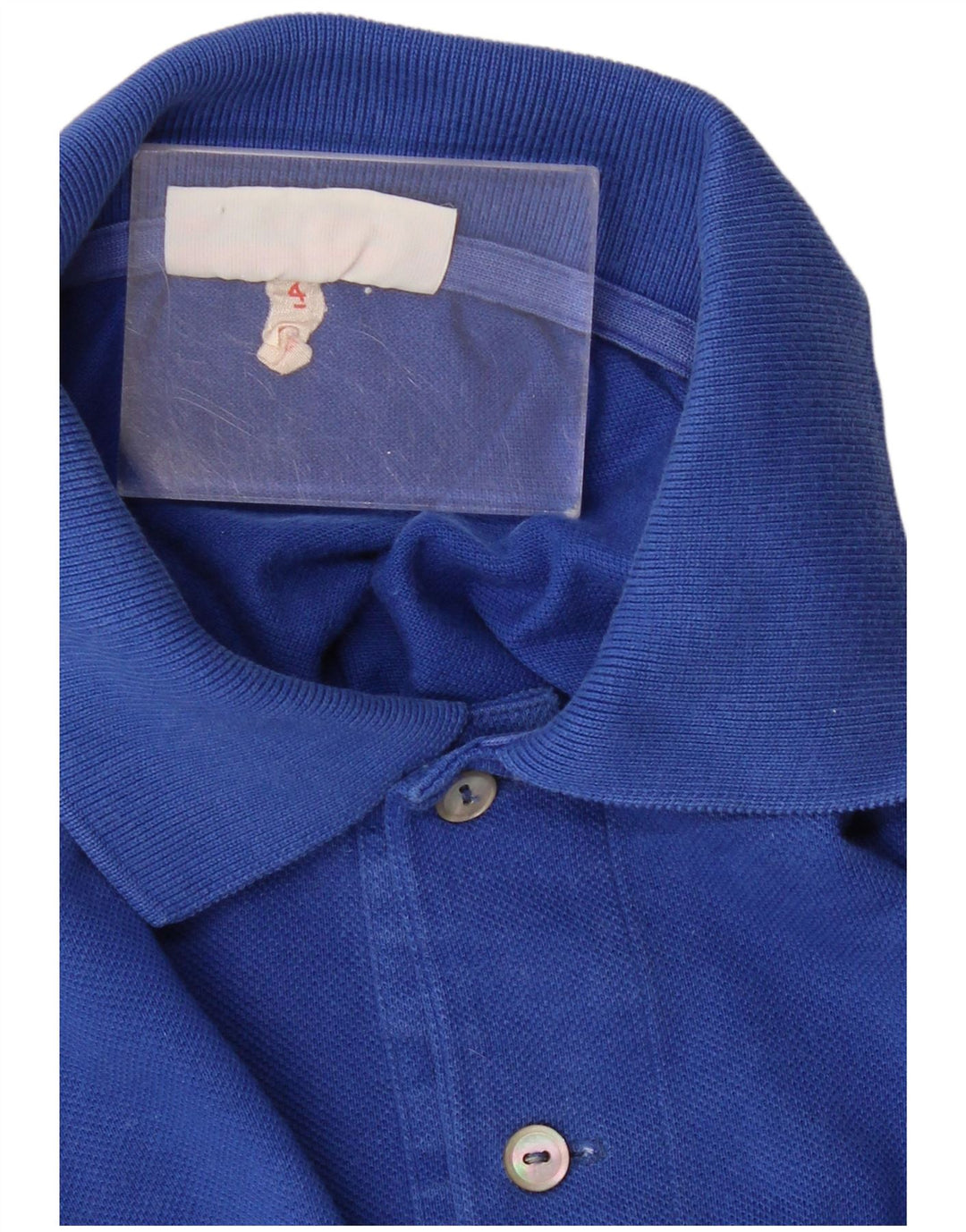 Polo LACOSTE para hombre talla 4 algodón azul medio