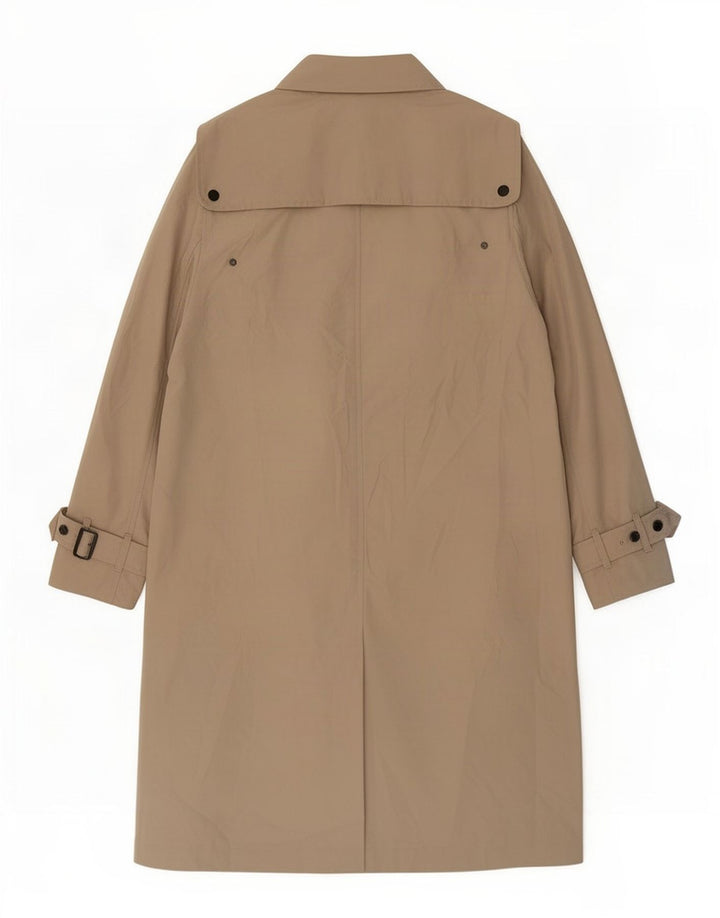 Zara Mujer Capa Larga Capa UK 44 Medium Beige Modal