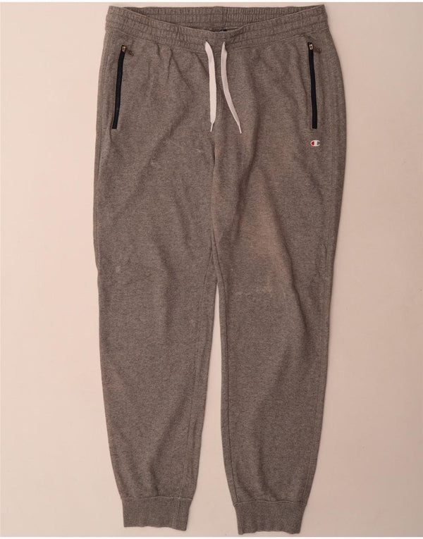 Champion Pantalones De Chándal Hombre Joggers XL Gris Algodón