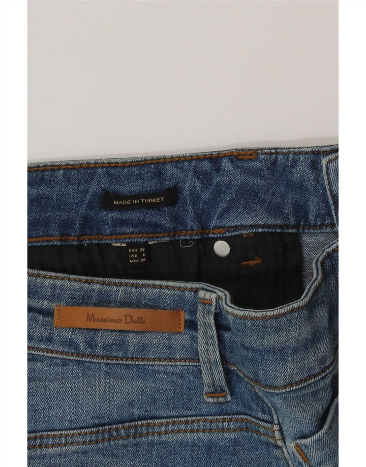 Massimo Dutti Falda Vaquera Mujer EU 38 Small W28 Azul