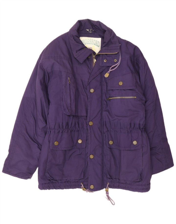 Crossrace Chaqueta utilitaria para hombre UK 50 Large Poliéster morado