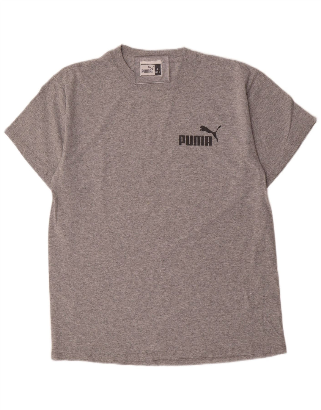 PUMA Camiseta gráfica para hombre Top grande gris