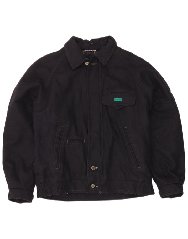 Chaqueta cortavientos para hombre Faciba IT 48 Lana azul marino mediana