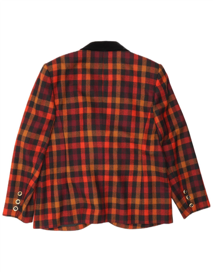CLASSIC Chaqueta tipo blazer para mujer UK 46 Large Multicolor Gingham