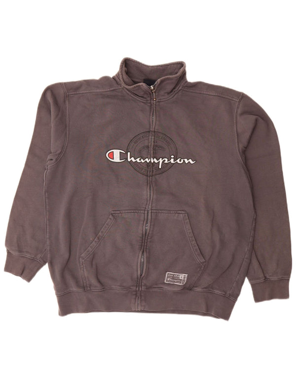 Champion Chaqueta de chándal gráfica para hombre 2XL Algodón gris