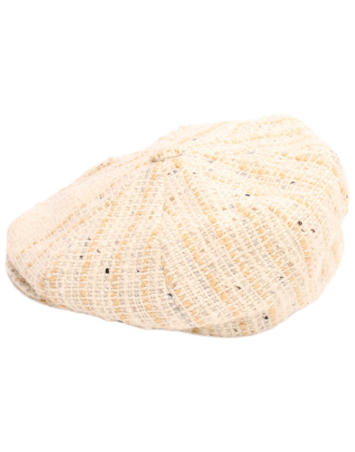 DONEGAL Gorra Plana Mujer Large Beige Espiga Lana Nueva