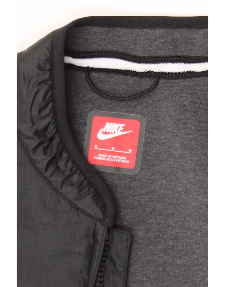 Chaleco acolchado Nike para hombre UK 38 Medium Black Nylon