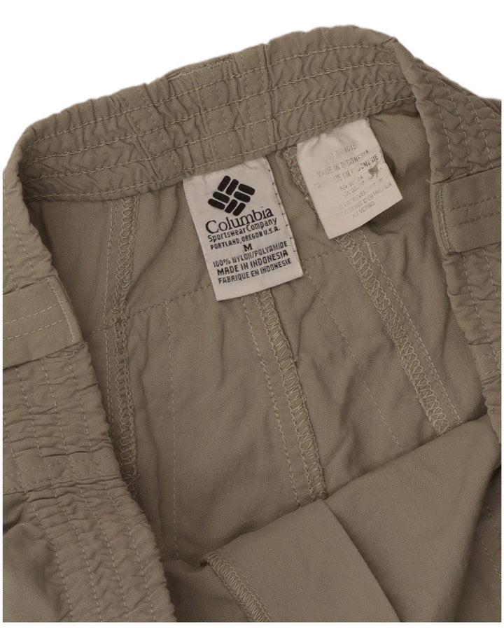 Pantalones cortos cargo Columbia para hombre medianos W32 nailon beige