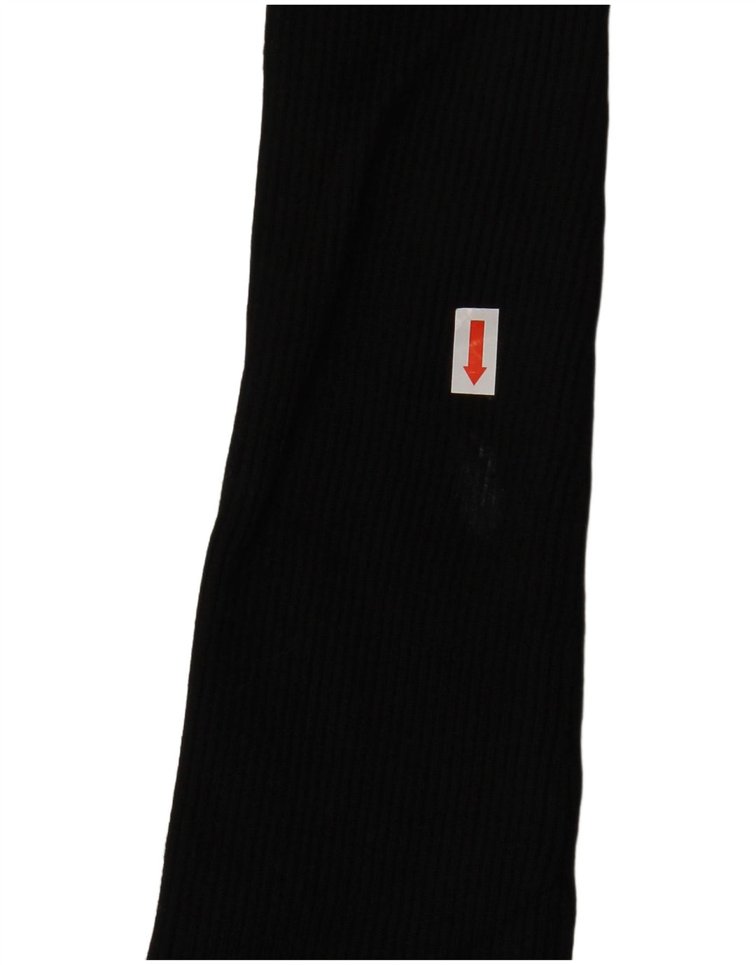 ZARA Jersey Corto con Cuello Barco para Mujer UK 8 Small Viscosa Negra