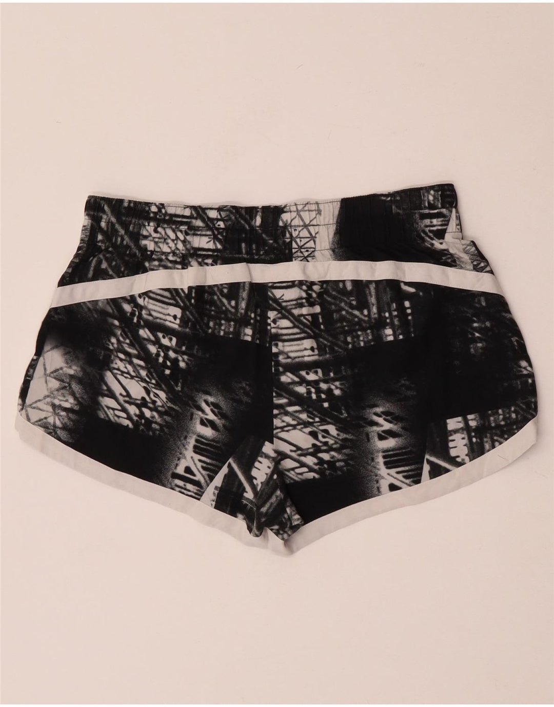 Gap Shorts deportivos para mujer UK 44 Poliéster geométrico negro mediano