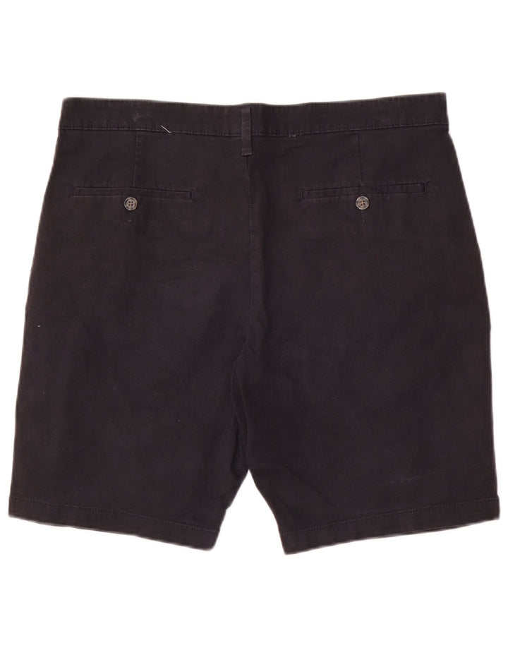 Marks & Spencer Pantalones cortos chinos para hombre W34 Grande Algodón azul marino