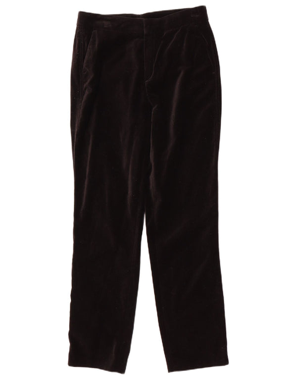 Massimo Dutti Pantalón Chino Slim Terciopelo Mujer EU 38 Small W28 L28 Negro