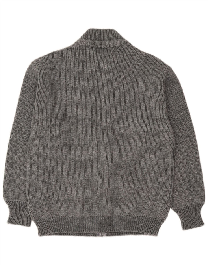 Gordon - Cárdigan para hombre de lana gris pequeño