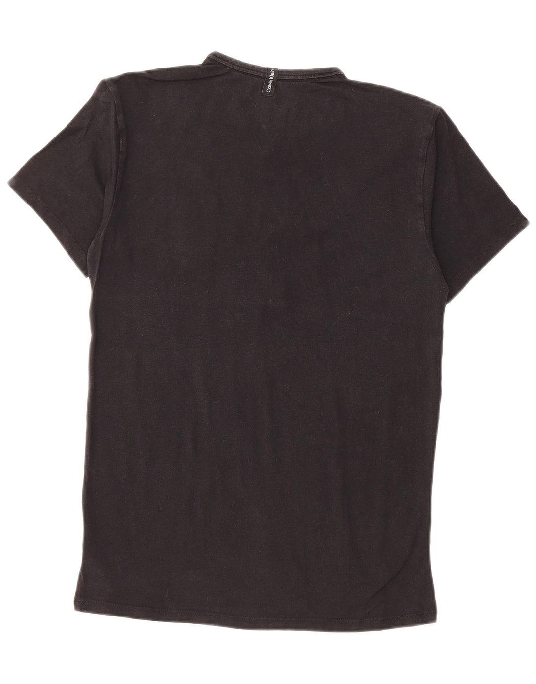 CALVIN KLEIN Camiseta gráfica para hombre Top Small Black Cotton