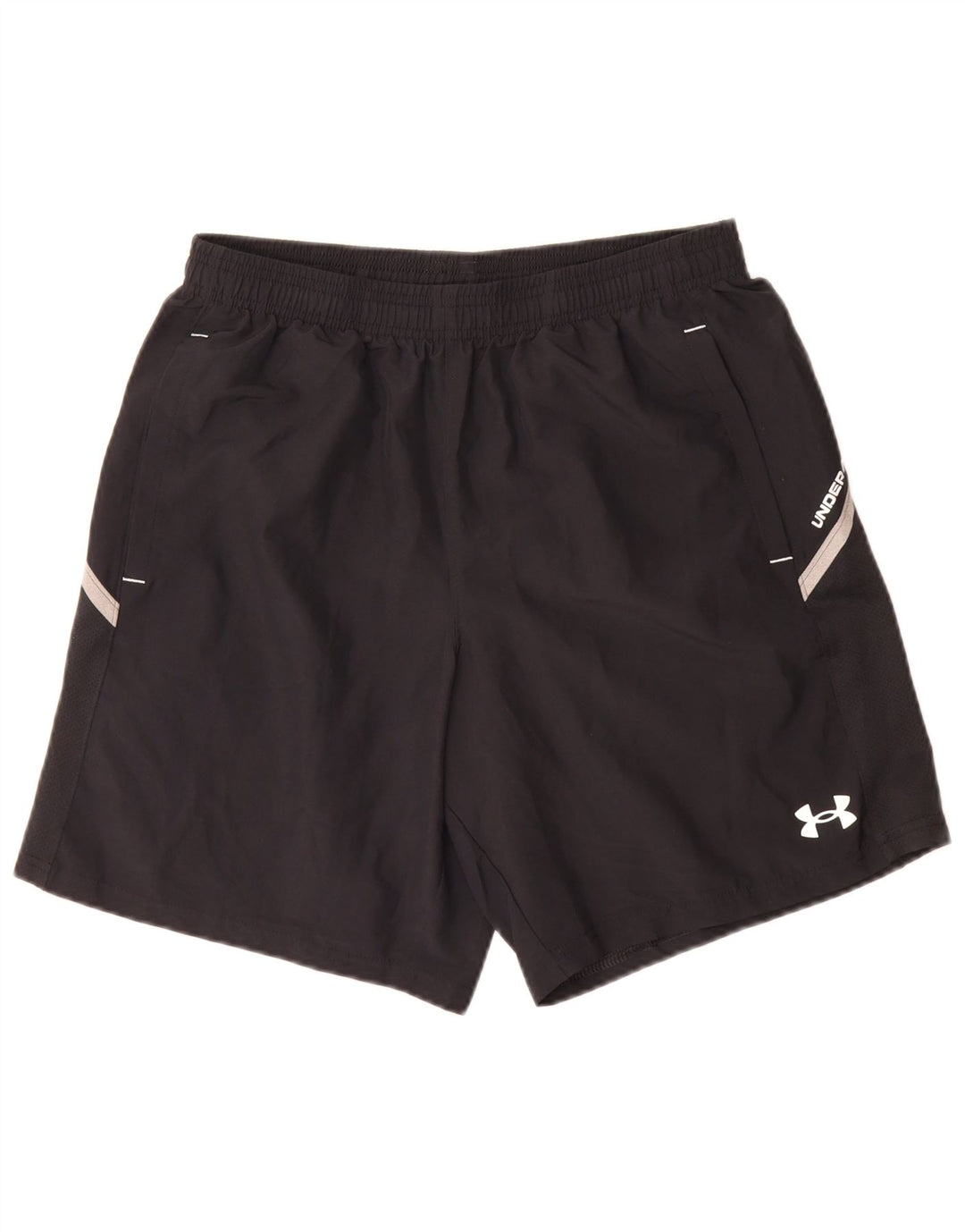 Under Armour Pantalones cortos deportivos para hombre Poliéster negro mediano