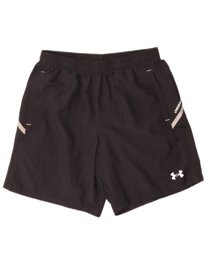 Under Armour Pantalones cortos deportivos para hombre Poliéster negro mediano