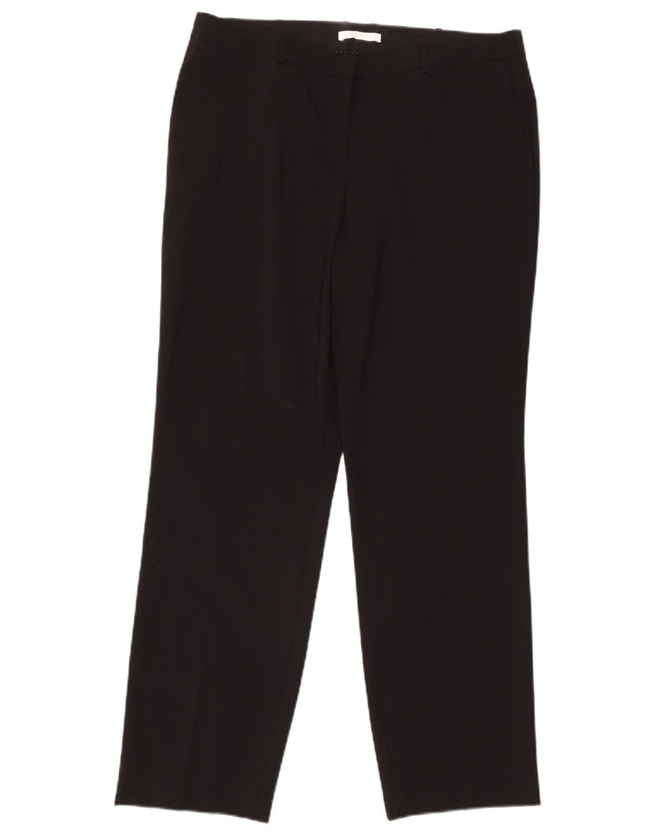 Pantalones de traje rectos Hugo Boss Mujer W34 L30 Negro