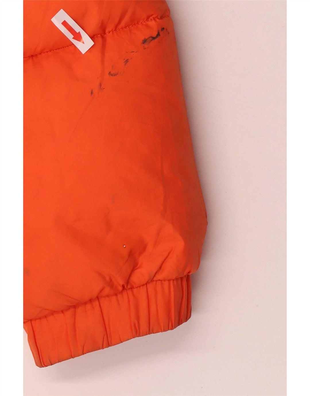 Sergio Tacchini Chaqueta acolchada con capucha para hombre UK 36 Small Naranja Poliamida