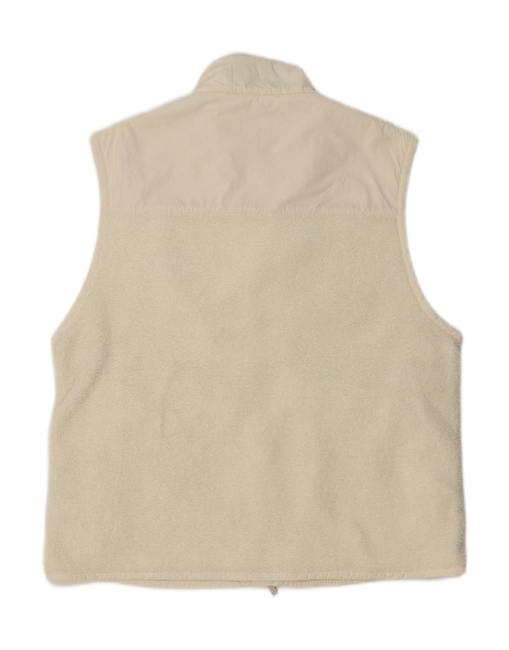 Cos Chaleco polar de ajuste regular para hombre Reino Unido 40 Poliéster blanco grande