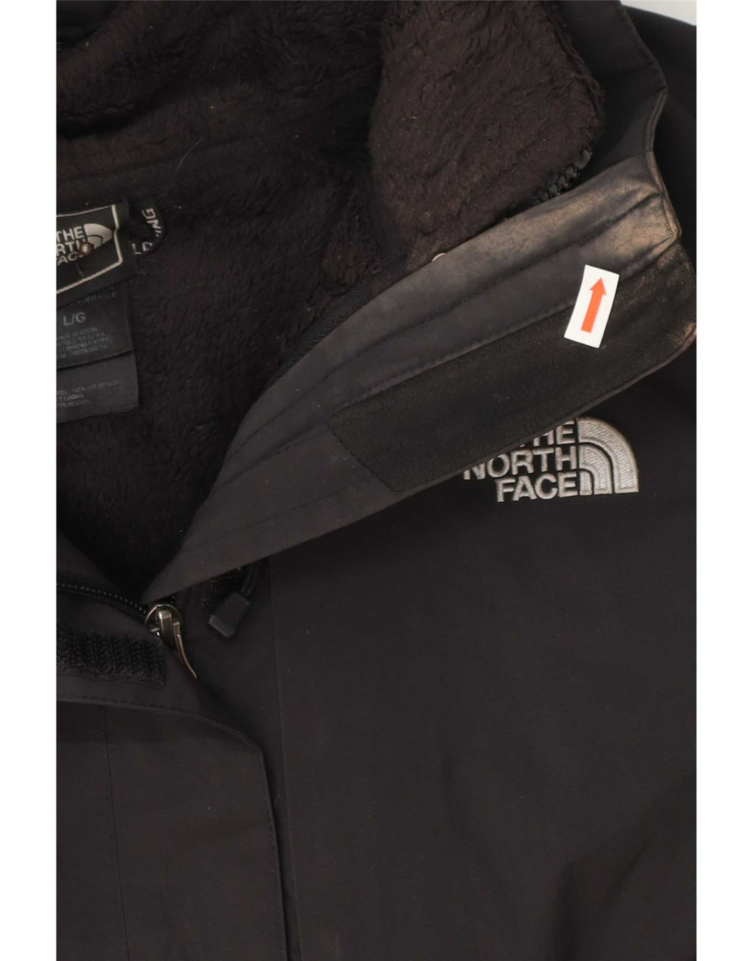 The North Face Chaqueta cortavientos para mujer UK 46 Grande Poliéster negro