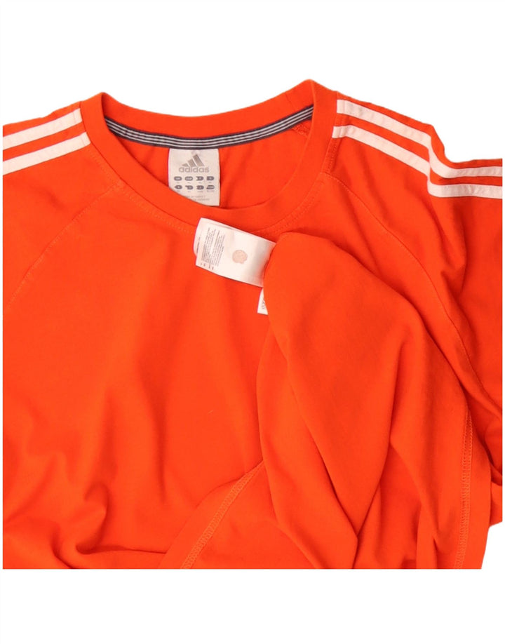 Adidas Camiseta Hombre Top XL Naranja Algodón