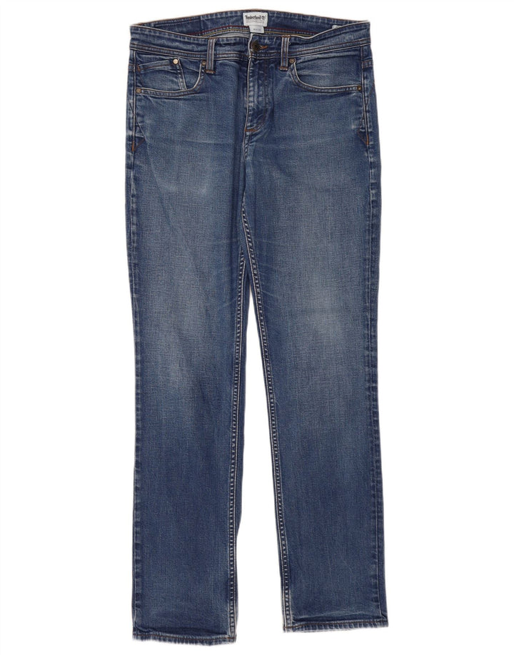 Timberland Vaqueros ajustados para hombre W34 L34 Algodón azul