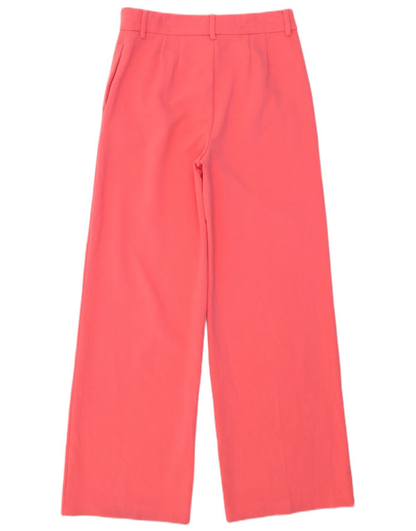 Marks & Spencer Pantalones de traje de cintura alta para mujer UK 12 Medium W30 L32 Rosa