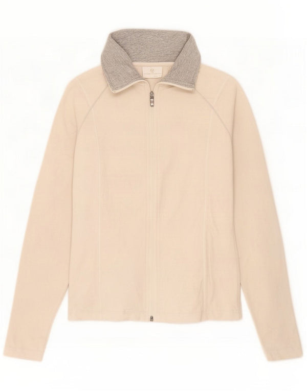 Chaqueta superior de chándal con estampado gráfico para mujer de North Sails UK 40 Small Algodón beige