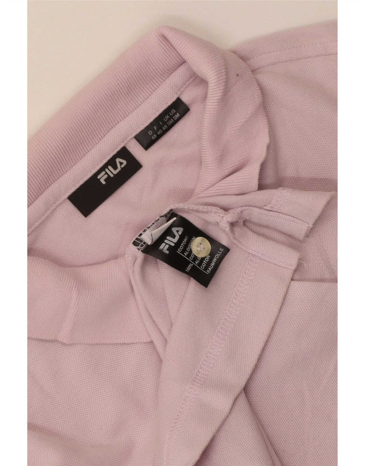 Fila Polo Hombre Pequeño Algodón Morado