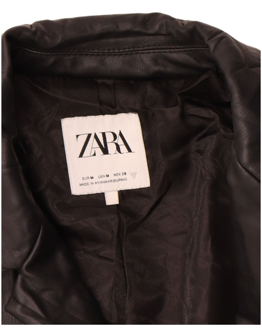 Zara Chaqueta tipo blazer extragrande con 1 botón para mujer, talla 44, talla mediana, negra